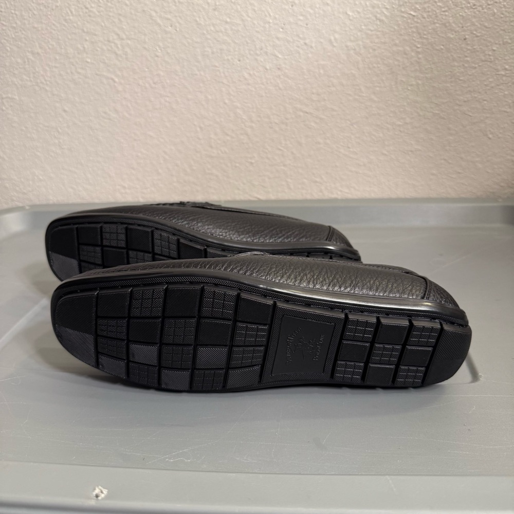 Beverly Hills Polo Club Black Loafers with Silver Accent - Picture 13 of 16